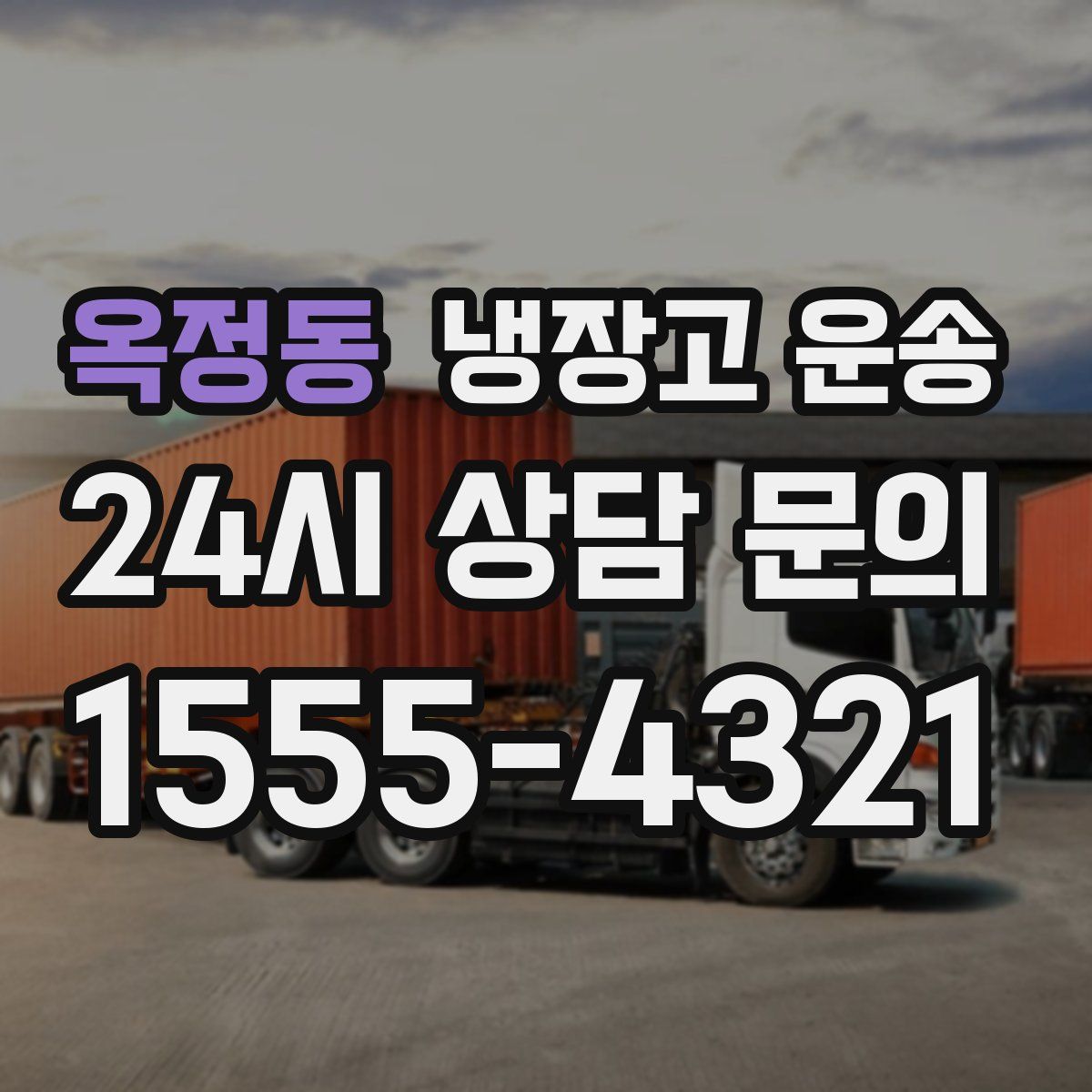 옥정동 냉장고 운송