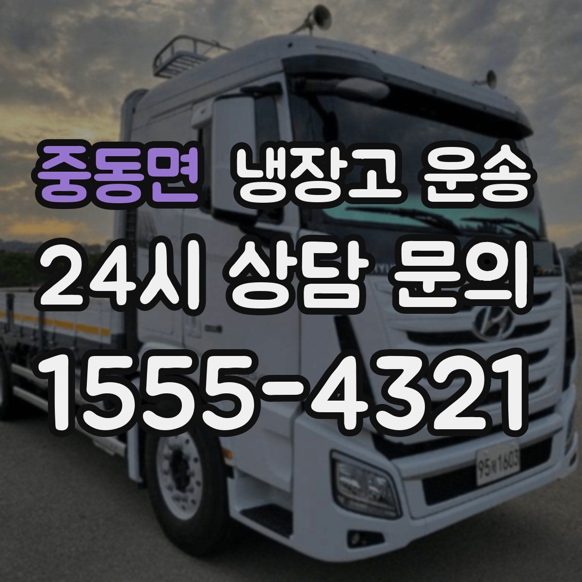 중동면 냉장고 운송