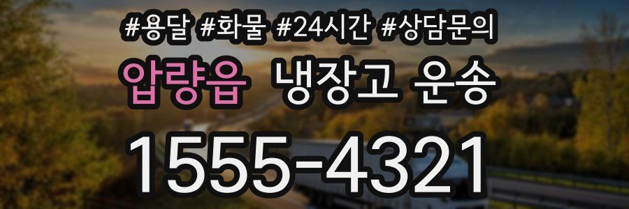 압량읍 냉장고 운송