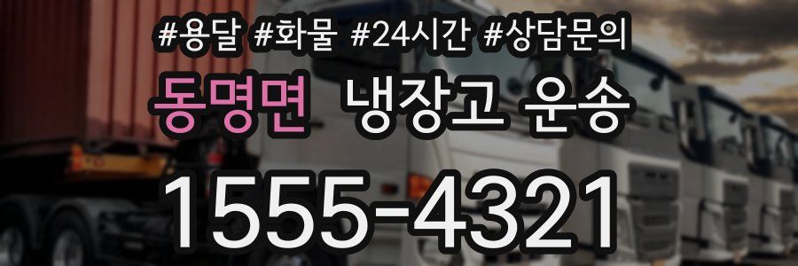 동명면 냉장고 운송