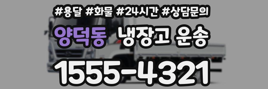 양덕동 냉장고 운송