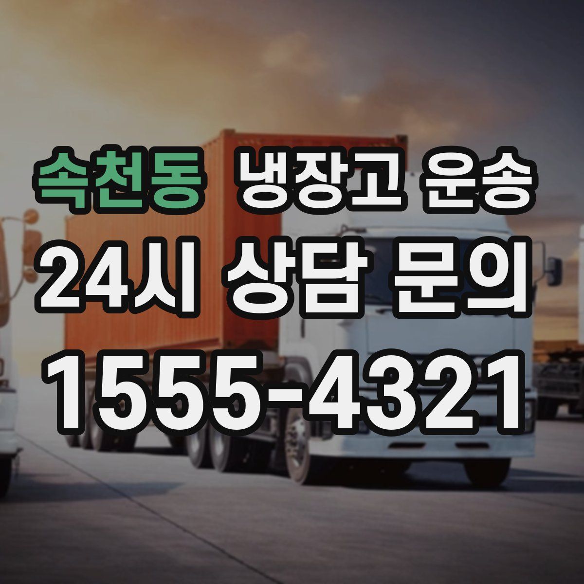 속천동 냉장고 운송