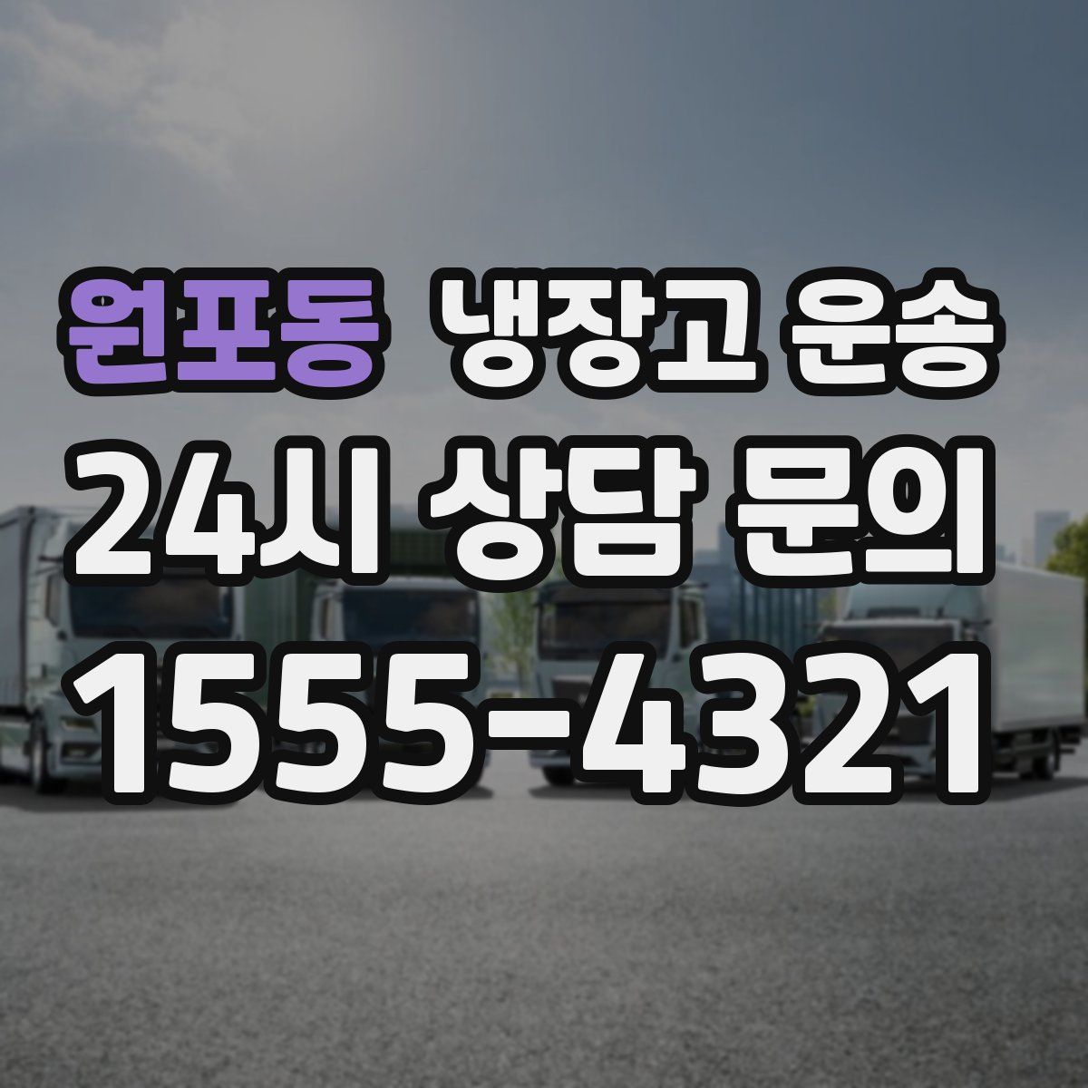 원포동 냉장고 운송