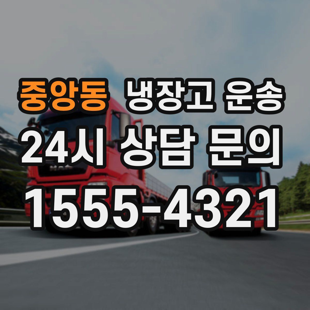 중앙동 냉장고 운송