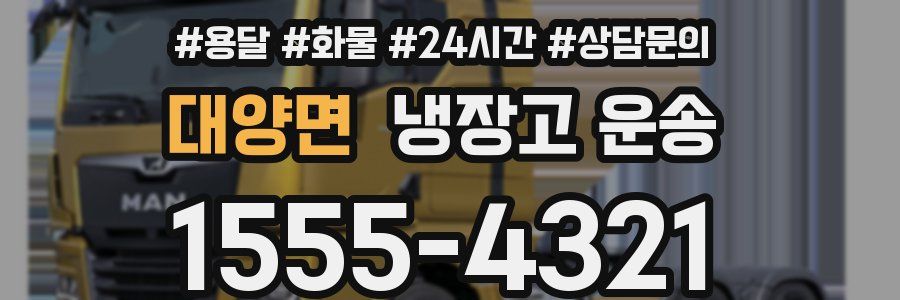 대양면 냉장고 운송