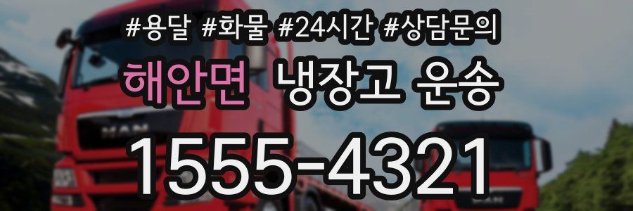 해안면 냉장고 운송