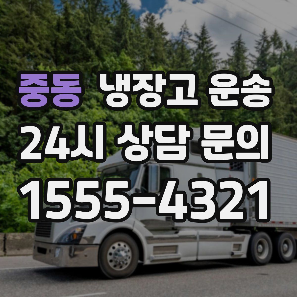 중동 냉장고 운송