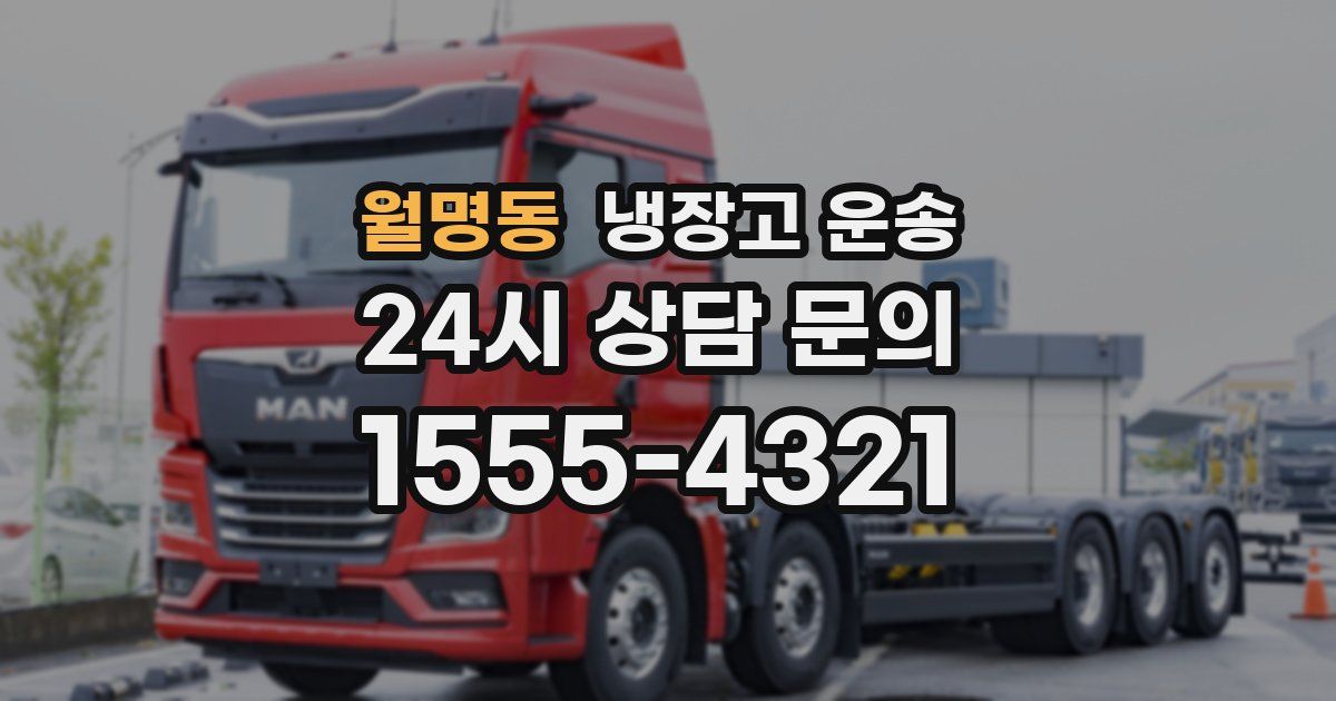 월명동 냉장고 운송