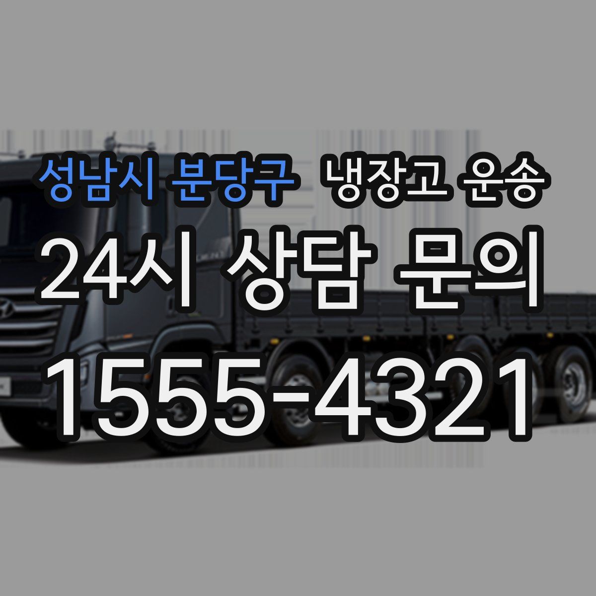 성남시 분당구 냉장고 운송