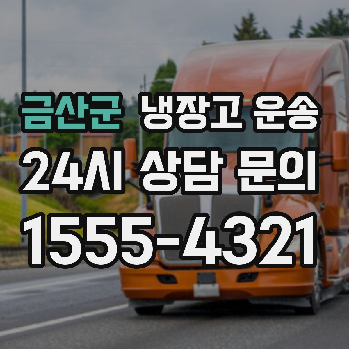 금산군 냉장고 운송