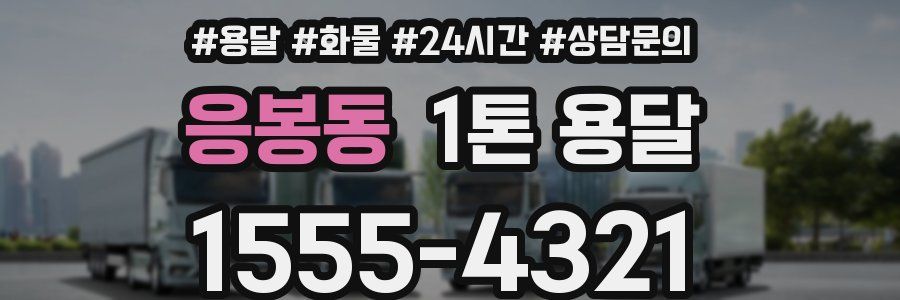 응봉동 1톤 용달