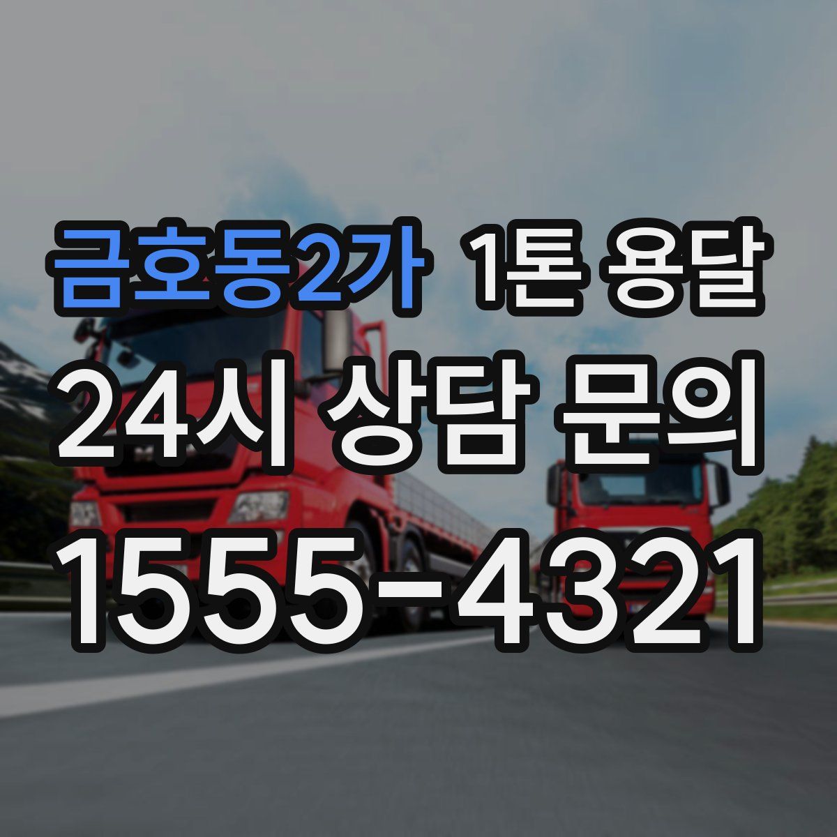 금호동2가 1톤 용달