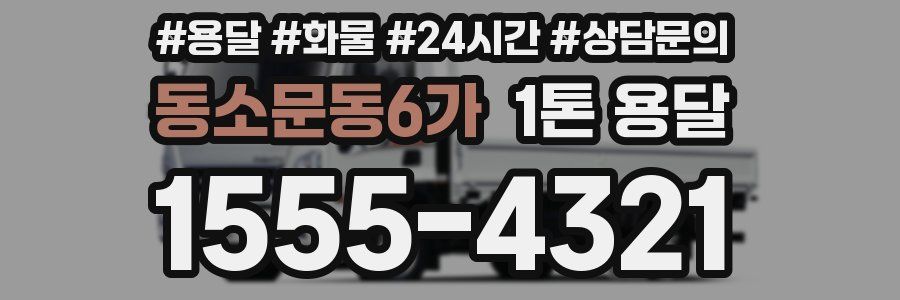 동소문동6가 1톤 용달