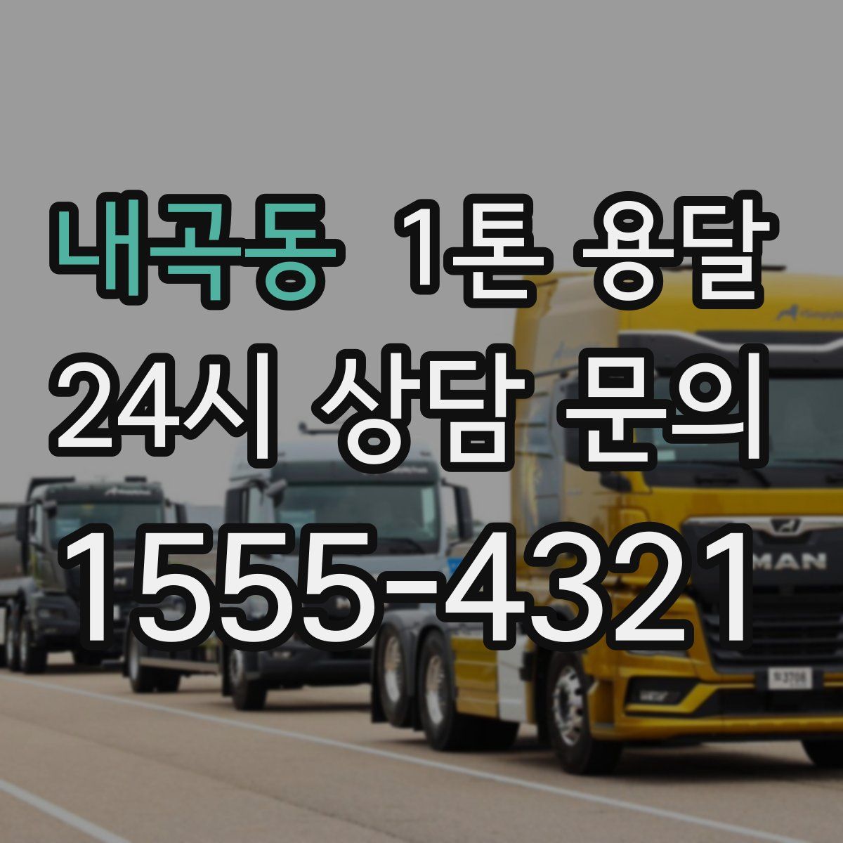 내곡동 1톤 용달