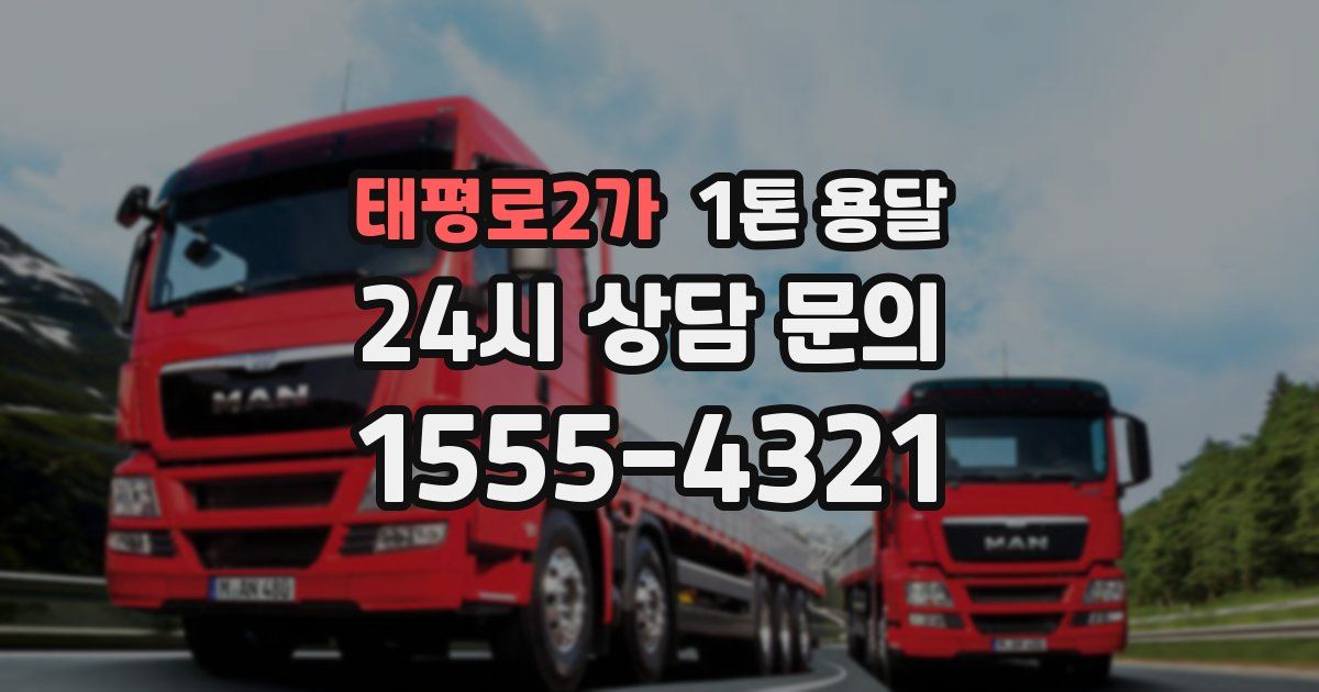 태평로2가 1톤 용달