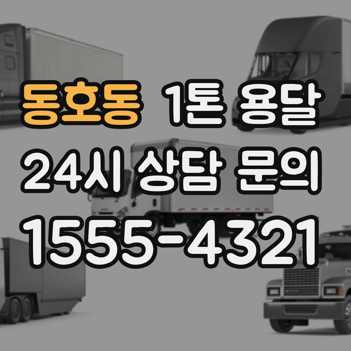 동호동 1톤 용달