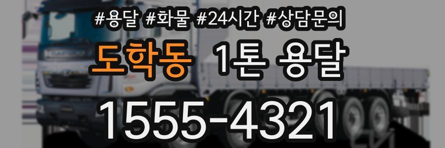 도학동 1톤 용달