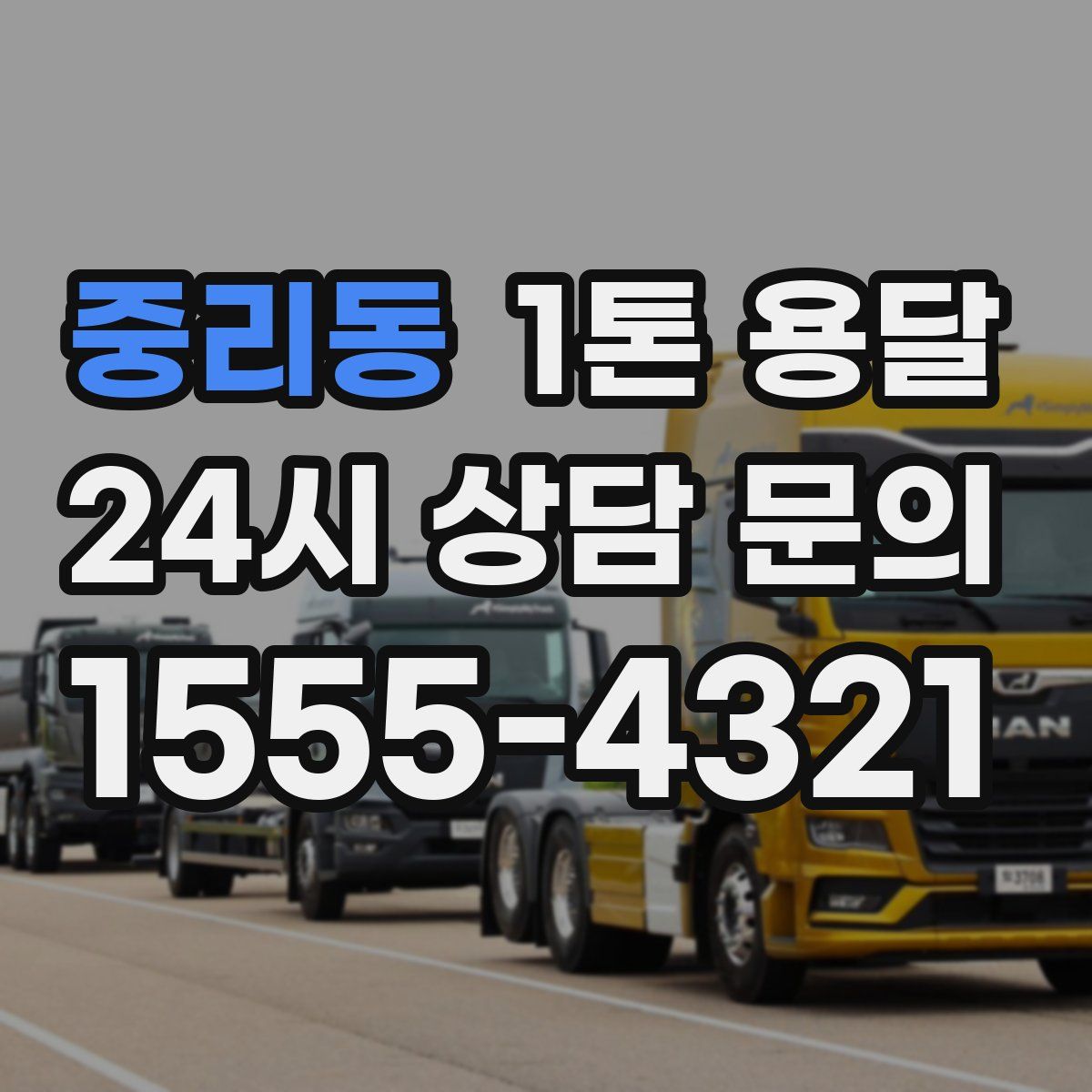 중리동 1톤 용달