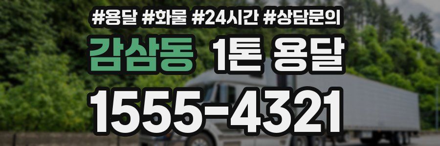 감삼동 1톤 용달