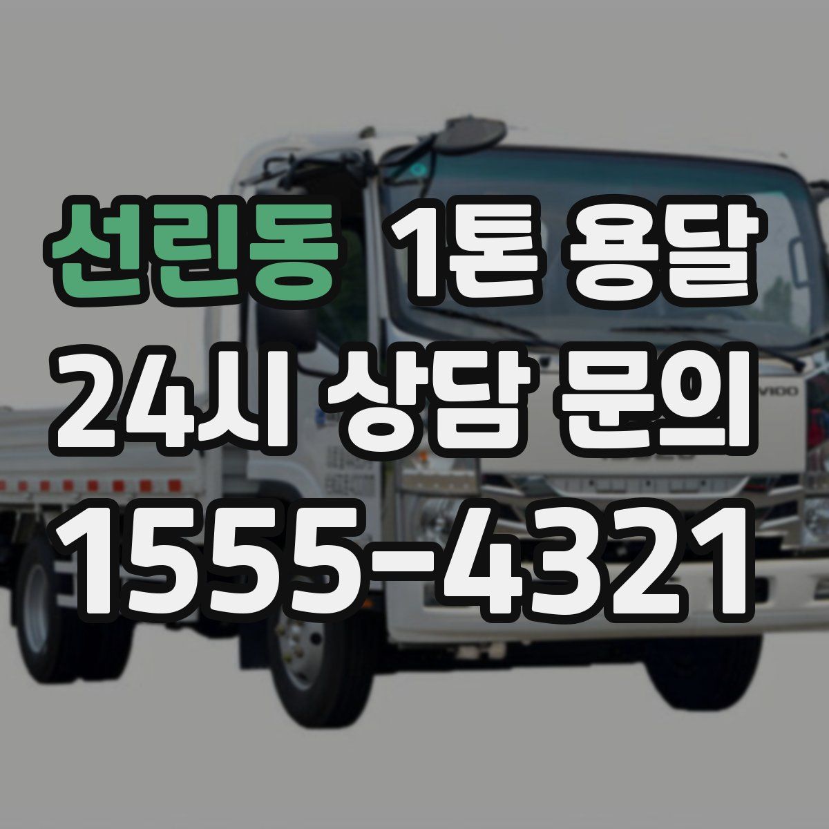 선린동 1톤 용달