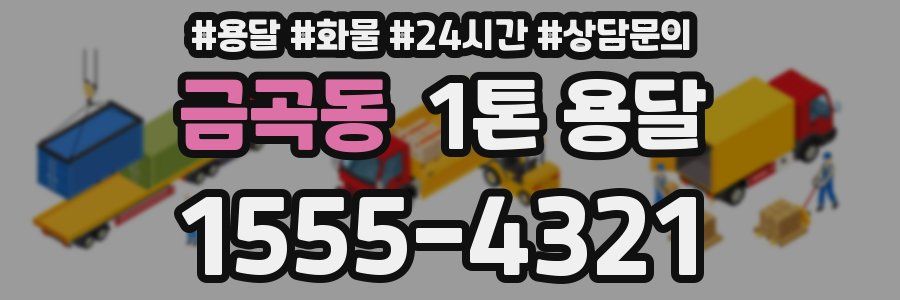 금곡동 1톤 용달