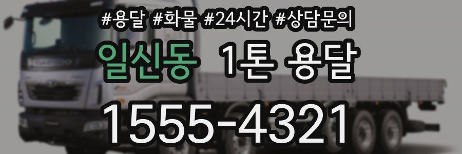 일신동 1톤 용달