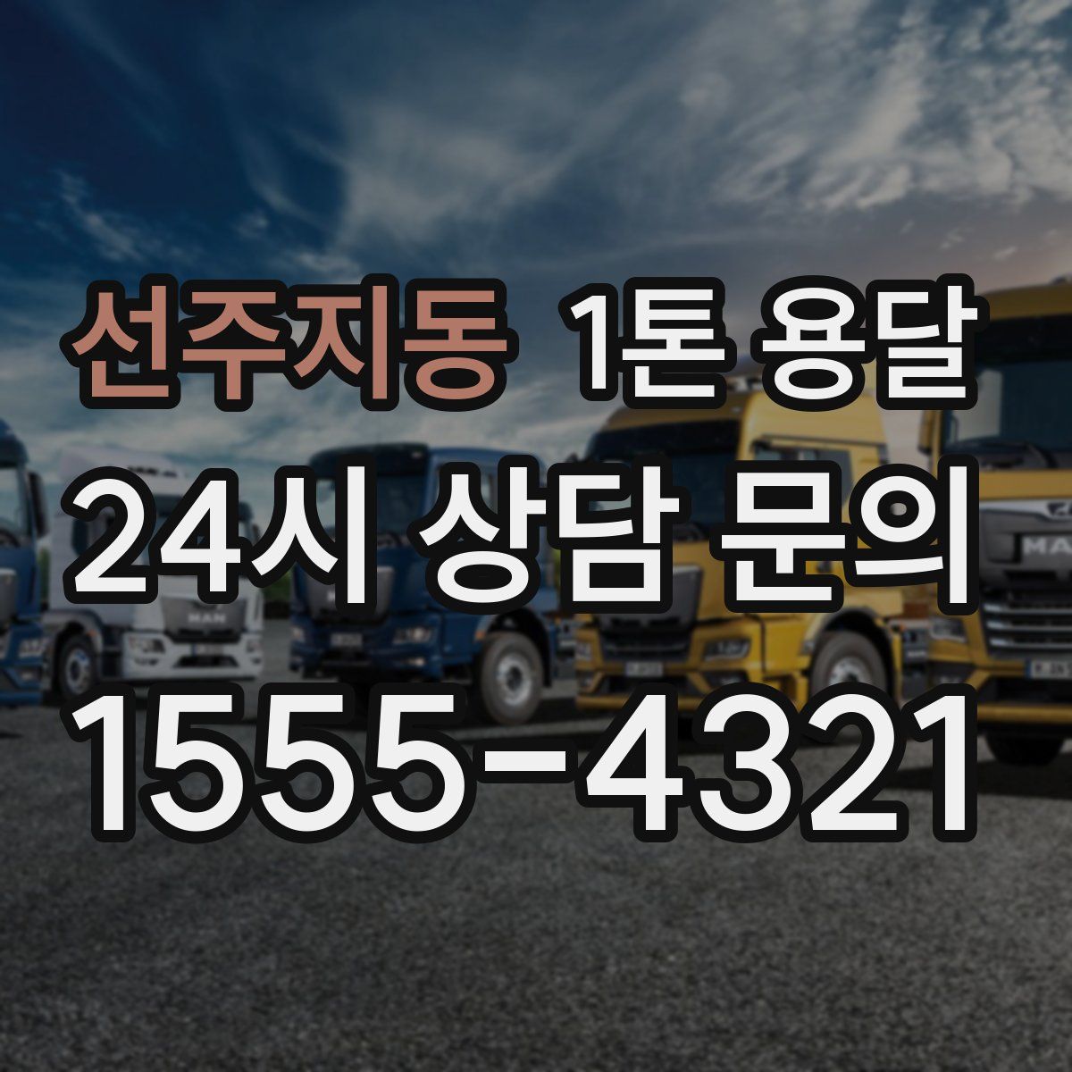 선주지동 1톤 용달