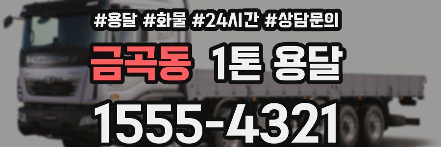금곡동 1톤 용달