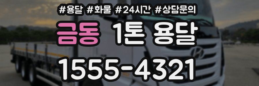 금동 1톤 용달