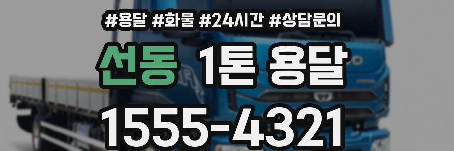 선동 1톤 용달