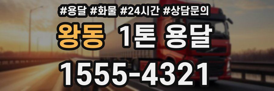 왕동 1톤 용달