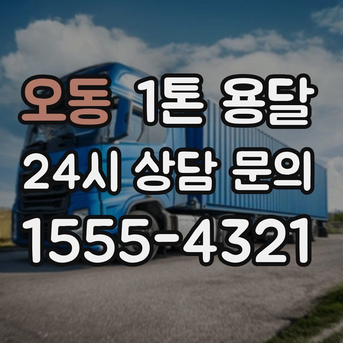 오동 1톤 용달