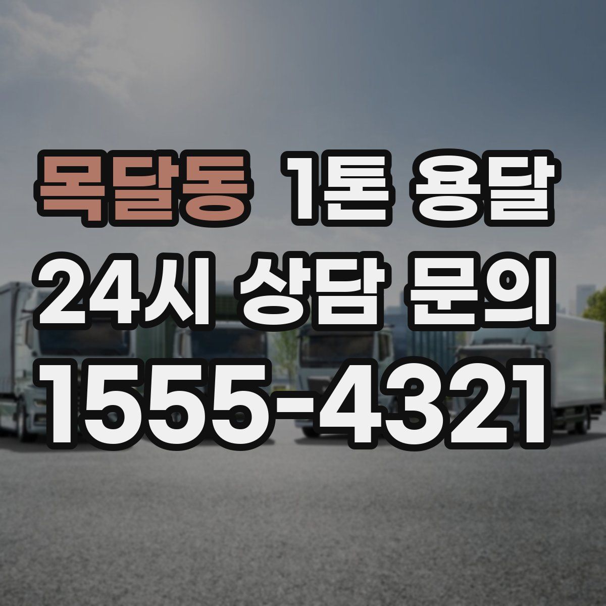 목달동 1톤 용달