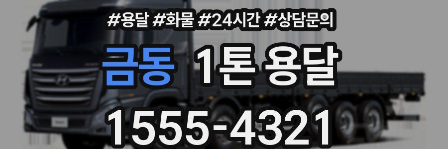 금동 1톤 용달