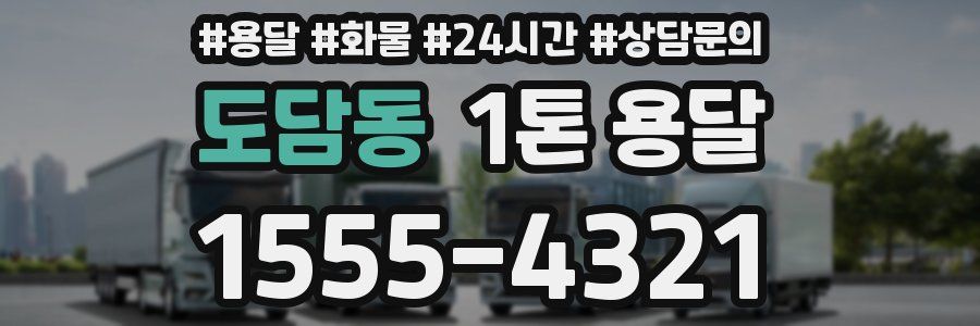 도담동 1톤 용달