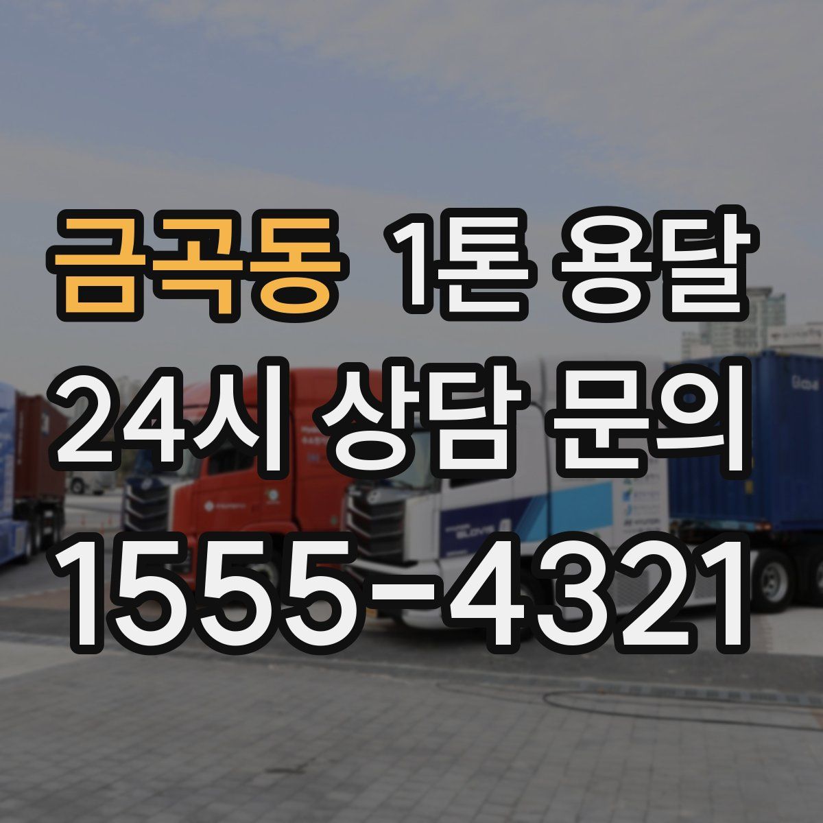 금곡동 1톤 용달