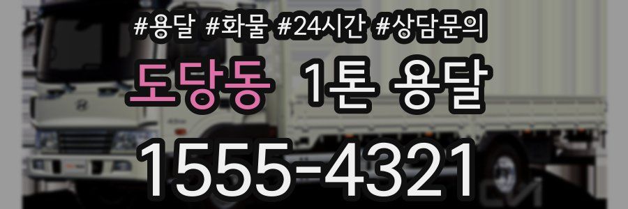 도당동 1톤 용달
