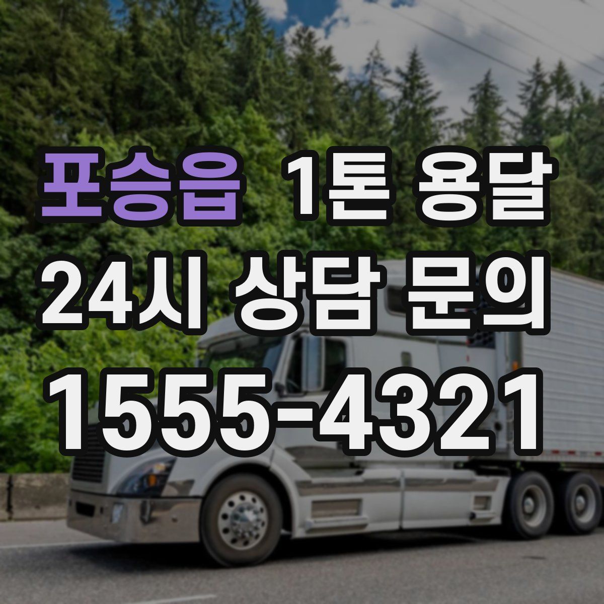포승읍 1톤 용달