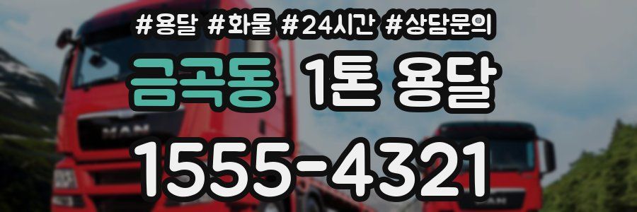 금곡동 1톤 용달