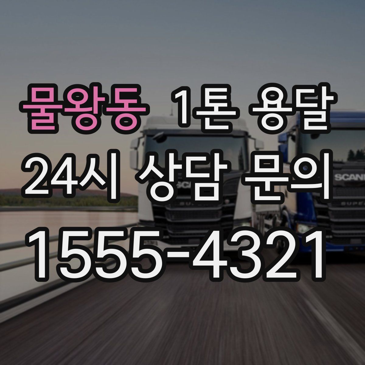 물왕동 1톤 용달