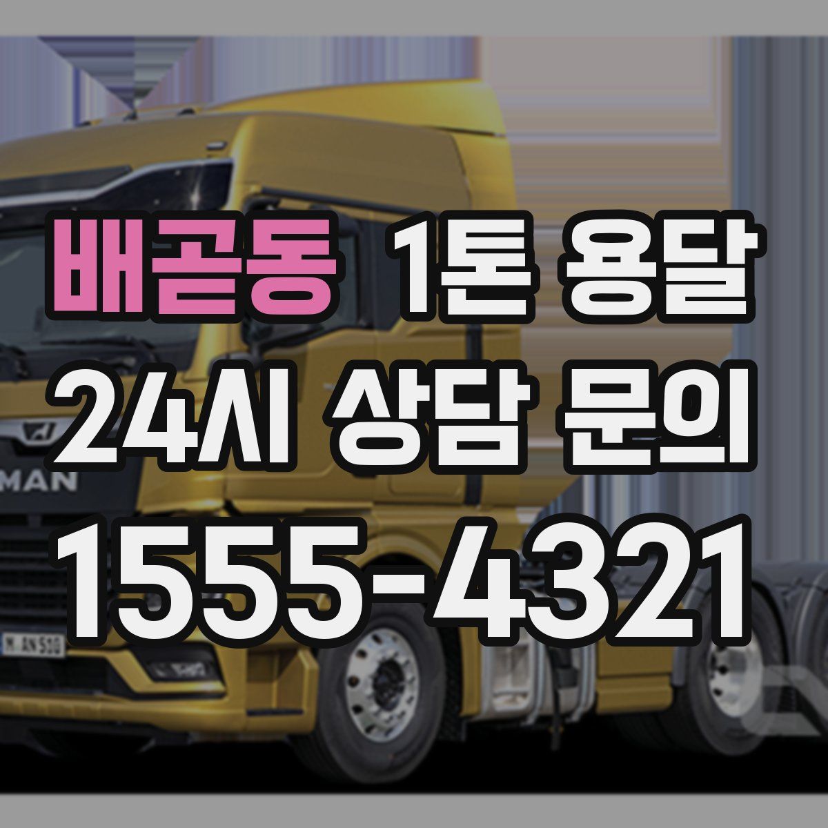 배곧동 1톤 용달