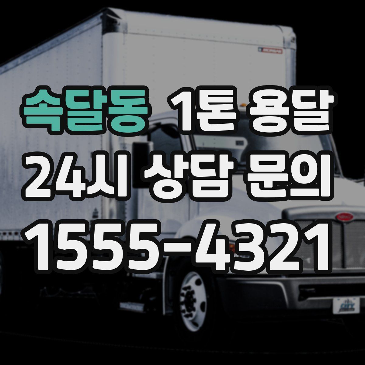 속달동 1톤 용달
