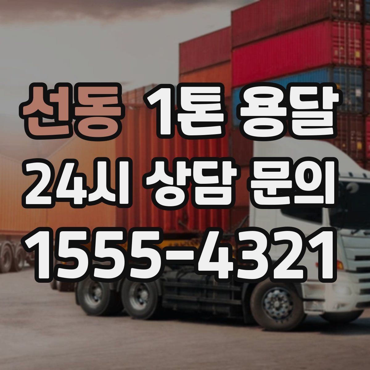 선동 1톤 용달