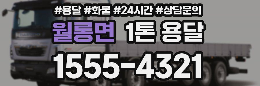 월롱면 1톤 용달