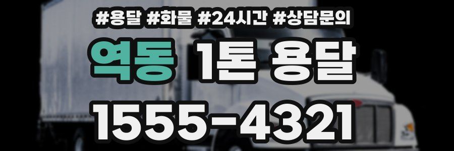 역동 1톤 용달