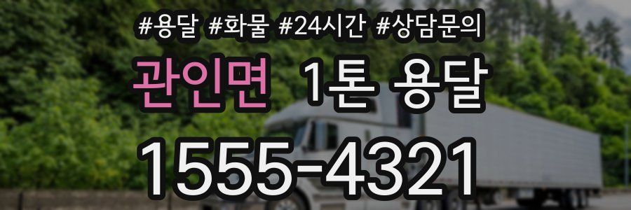 관인면 1톤 용달