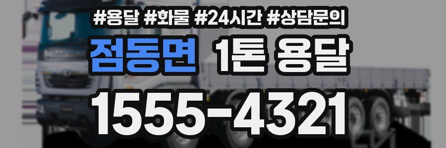 점동면 1톤 용달