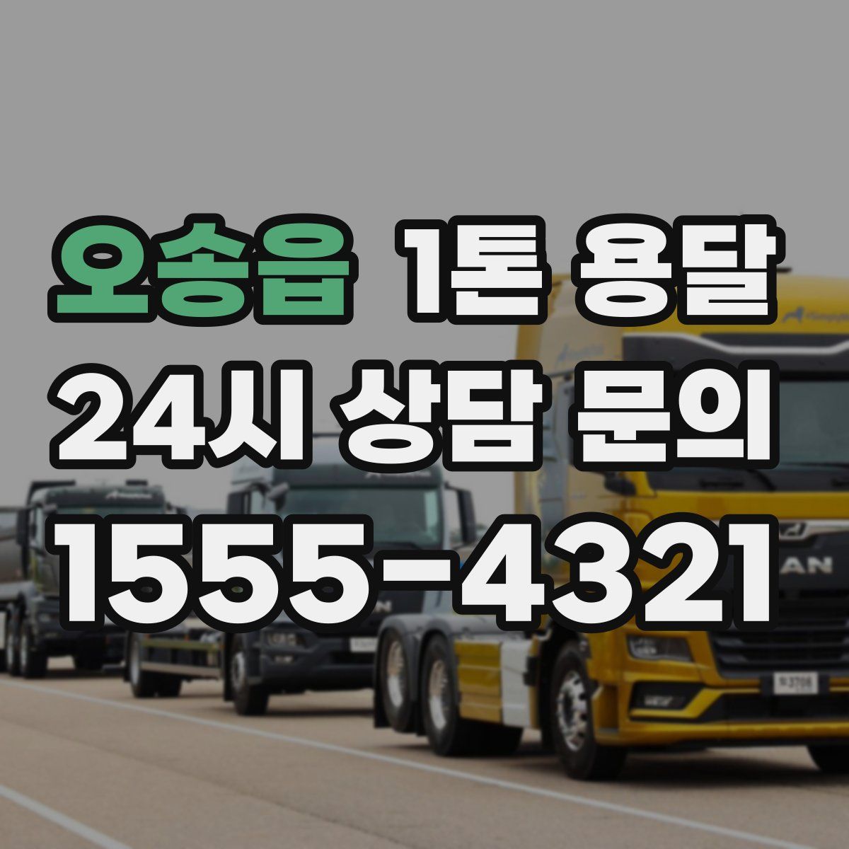 오송읍 1톤 용달
