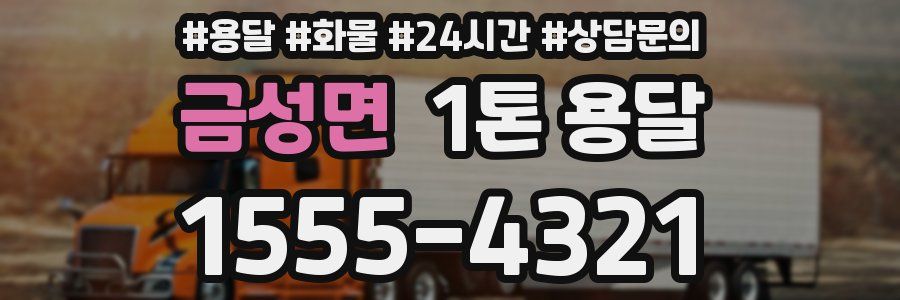 금성면 1톤 용달