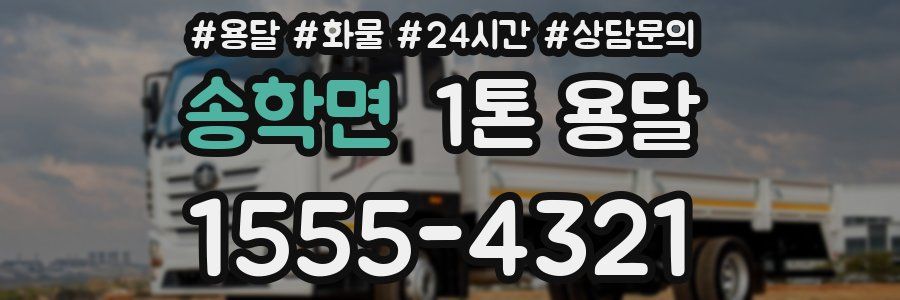 송학면 1톤 용달